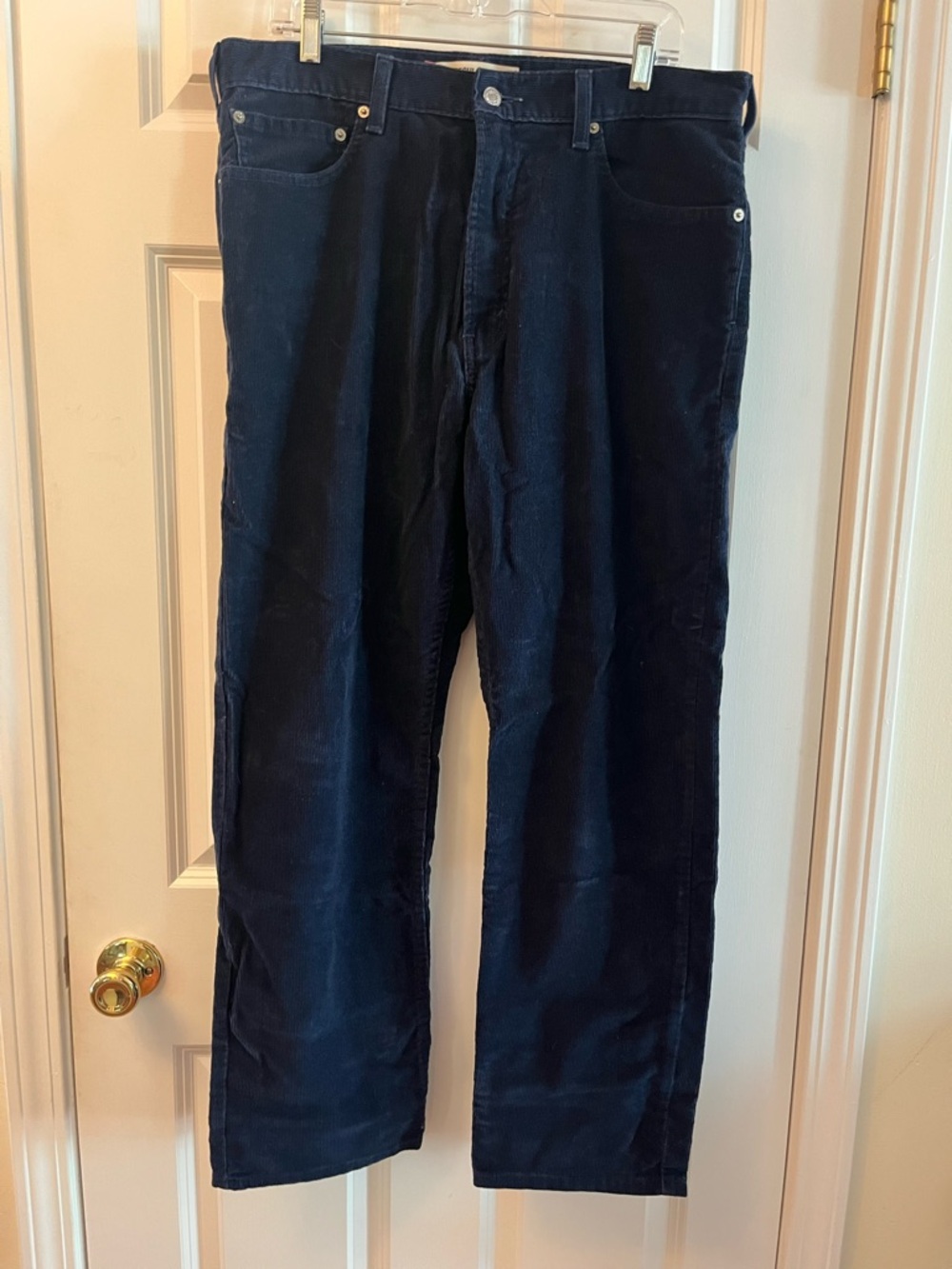 Levi's Men's Corduroy Pants in Navy Blue